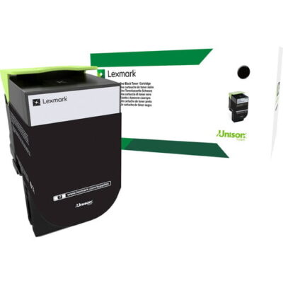 Lexmark 708K Black Return Program Toner Cartridge (1,000 Pages)