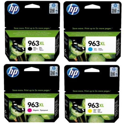 HP 963XL High Yield C/M/Y/K Original Ink Cartridge 4-Pack