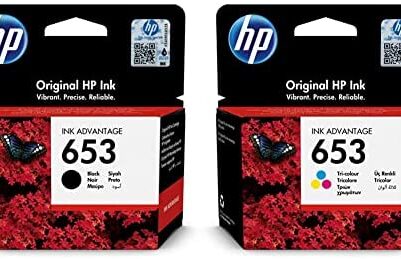 HP 653 Black and Tri-Colour Original Ink