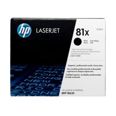 CF281X | HP 81X | Original High-Yield LaserJet Toner Cartridge - Black