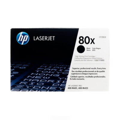 CF280X | HP 80X | Original HP High-Yield Toner Cartridge – Black