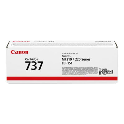Canon 737 Black Original Toner Cartridge – 737-BLK