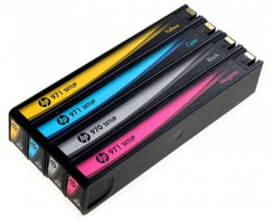 HP 970XL / 971XL Original Cartridge Set Black Cyan Magenta Yellow High Yield