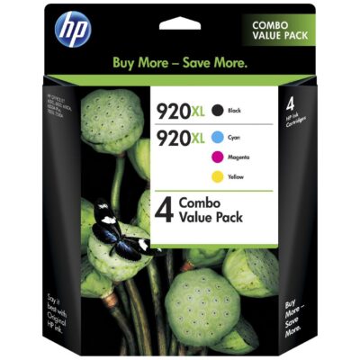 HP 920XL Black Cyan Magenta Yellow Original High Yield Ink Cartridge Multipack