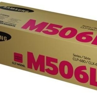 Samsung CLT-M506L Magenta Toner Cartridge 3,500 Pages Original SU307A Single-pack