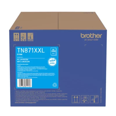 Genuine Brother TN-871XXLC TN-871XXLC High Yield Cyan Toner