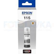Genuine Epson 115 Ink Bottles Grey 70ml (6200 pages)