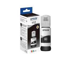 Genuine EPSON-112 EcoTank Pigment Black ink bottle (7500 pages)