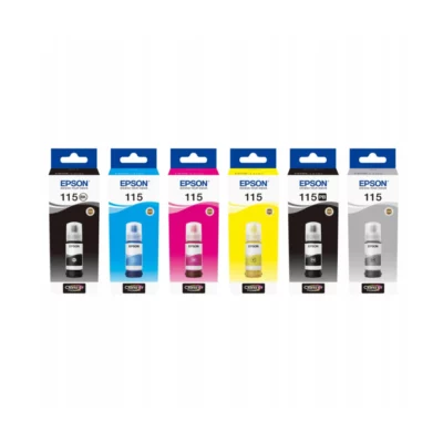 Genuine Epson 115 ink set for Epson L8160, L8180 printers