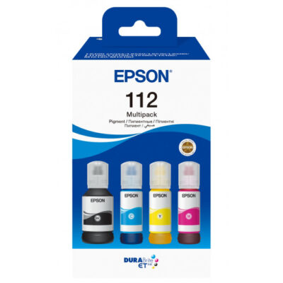 Genuine EPSON-112 EcoTank Pigment Multipack ink bottle