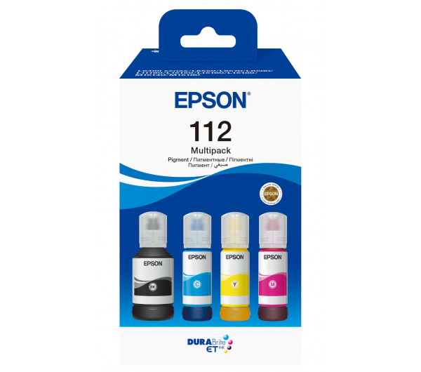 Genuine EPSON-112 EcoTank Pigment Multipack ink bottle