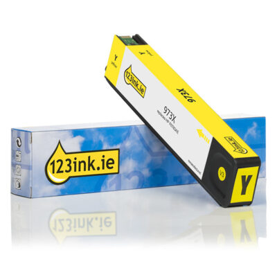 123ink version replaces HP 973X F6T83AE high capacity yellow ink cartridge F6T83AEC 054921 m1 big
